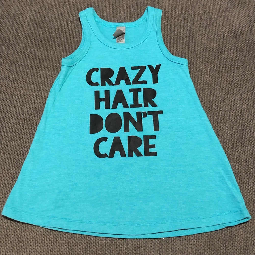 Instant Message, teal tank dress, 3T